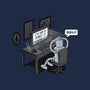 Robot Problems-none removable cover w insert throw pillow-Gamma-Ray