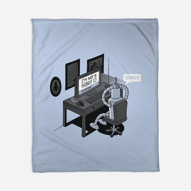 Robot Problems-none fleece blanket-Gamma-Ray