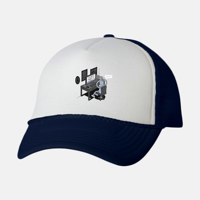 Robot Problems-unisex trucker hat-Gamma-Ray