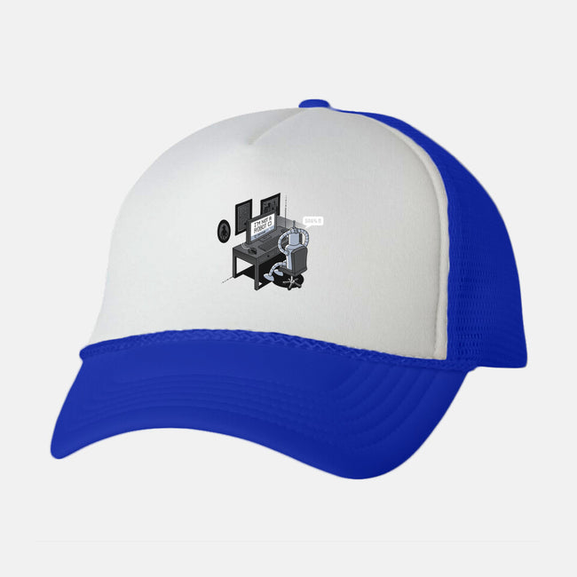 Robot Problems-unisex trucker hat-Gamma-Ray