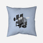 Robot Problems-none removable cover w insert throw pillow-Gamma-Ray