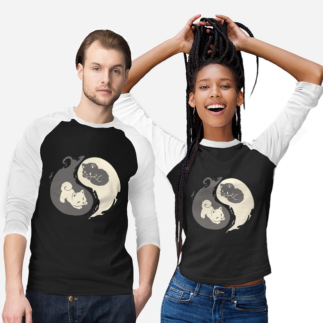 Yin and Yang-unisex baseball tee-amyneko