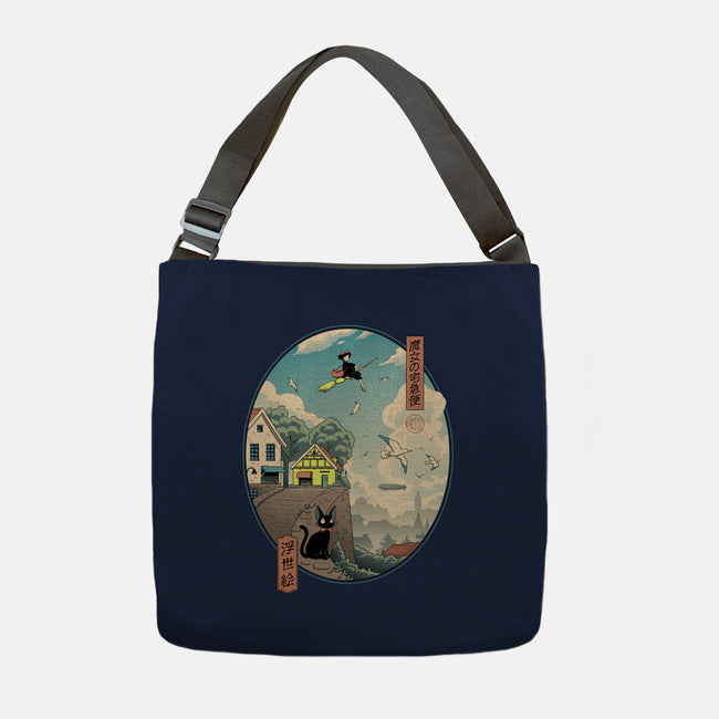 Ukiyo-E Delivery-none adjustable tote-vp021