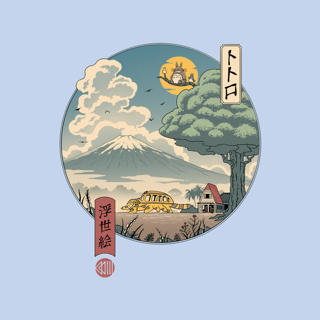 Neighbor's Ukiyo-E-none removable cover w insert throw pillow-vp021