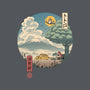 Neighbor's Ukiyo-E-none removable cover w insert throw pillow-vp021