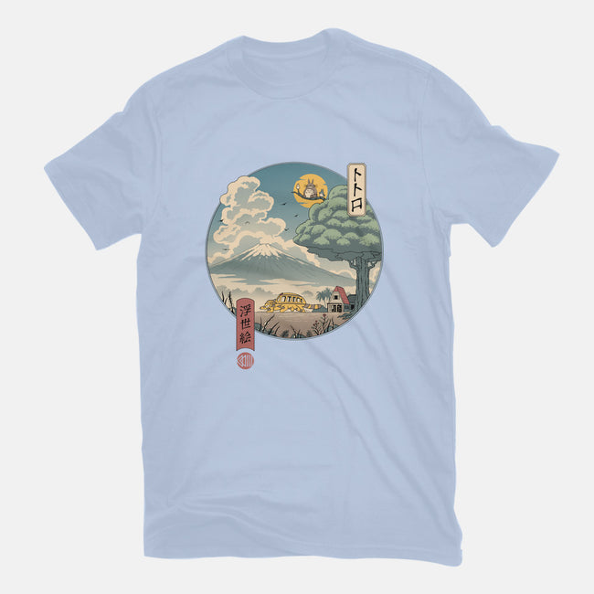 Neighbor's Ukiyo-E-mens heavyweight tee-vp021