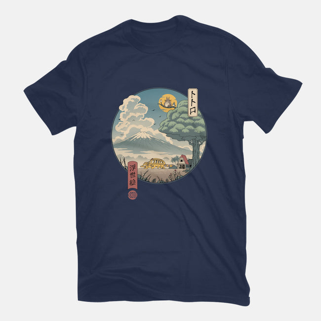 Neighbor's Ukiyo-E-mens heavyweight tee-vp021