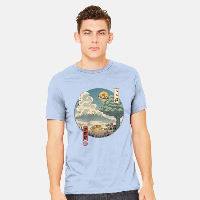 Neighbor's Ukiyo-E-mens heavyweight tee-vp021