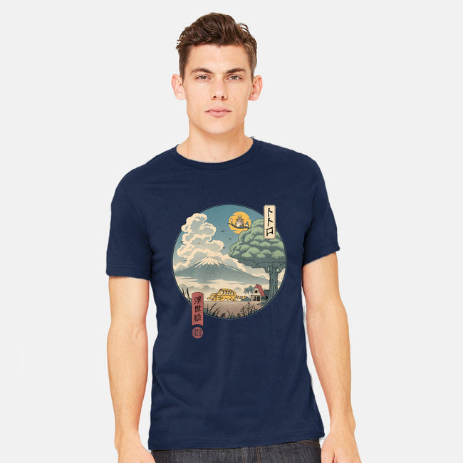 Neighbor's Ukiyo-E-mens heavyweight tee-vp021