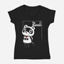 The Nookfather-womens v-neck tee-theteenosaur