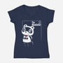 The Nookfather-womens v-neck tee-theteenosaur