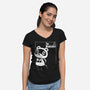 The Nookfather-womens v-neck tee-theteenosaur