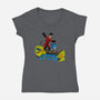 There are Treasures Everywhere-womens v-neck tee-mikebonales
