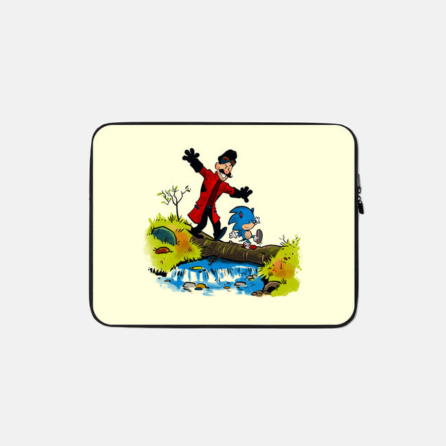 There are Treasures Everywhere-none zippered laptop sleeve-mikebonales