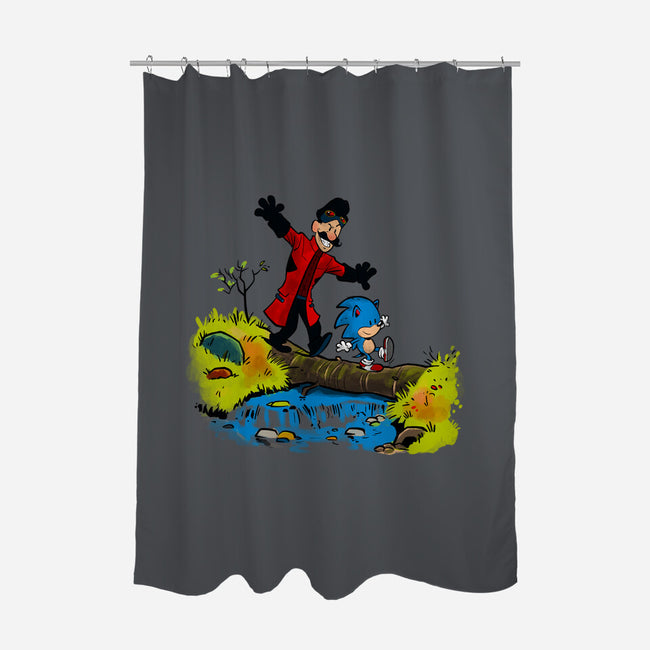 There are Treasures Everywhere-none polyester shower curtain-mikebonales