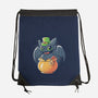 Irish Dragon-none drawstring bag-eduely