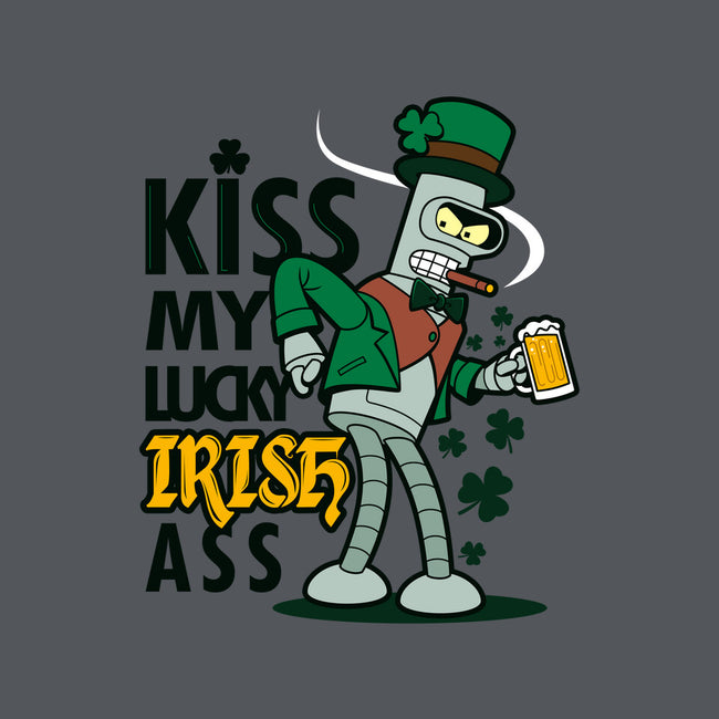 Kiss My Lucky Irish Ass-unisex kitchen apron-Boggs Nicolas