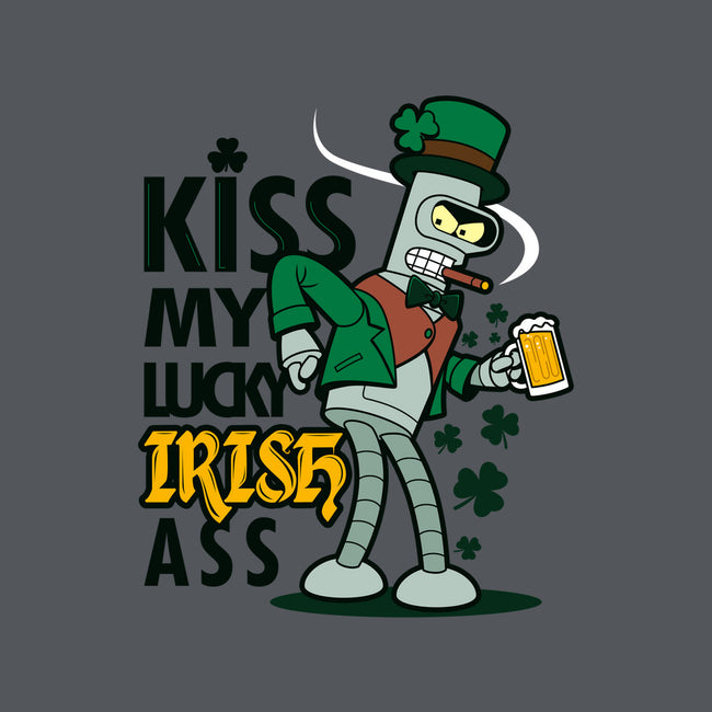 Kiss My Lucky Irish Ass-none polyester shower curtain-Boggs Nicolas