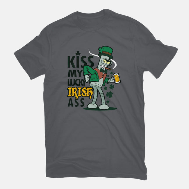 Kiss My Lucky Irish Ass-mens heavyweight tee-Boggs Nicolas