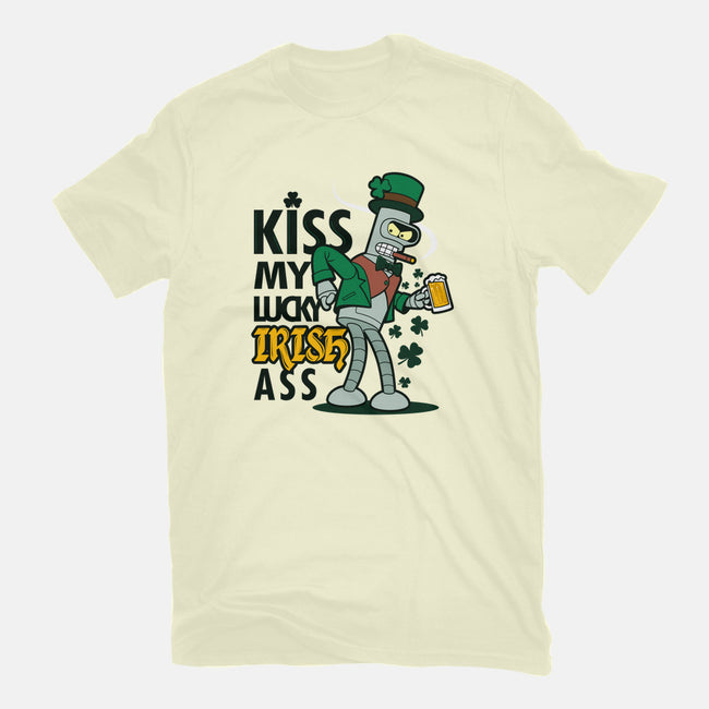 Kiss My Lucky Irish Ass-mens heavyweight tee-Boggs Nicolas