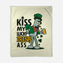 Kiss My Lucky Irish Ass-none fleece blanket-Boggs Nicolas