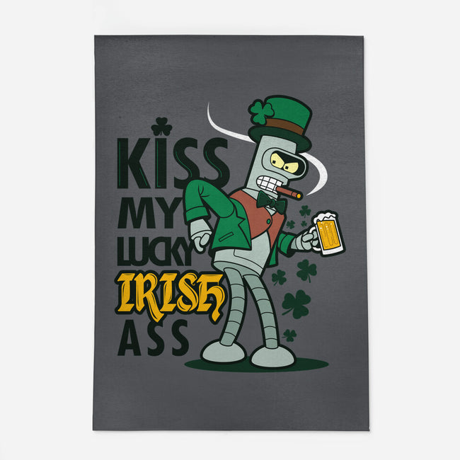 Kiss My Lucky Irish Ass-none outdoor rug-Boggs Nicolas