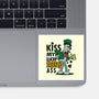 Kiss My Lucky Irish Ass-none glossy sticker-Boggs Nicolas
