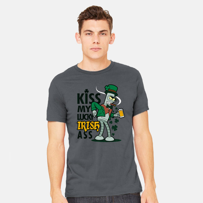 Kiss My Lucky Irish Ass-mens heavyweight tee-Boggs Nicolas
