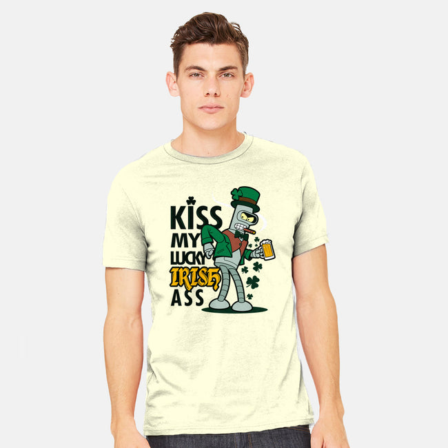 Kiss My Lucky Irish Ass-mens heavyweight tee-Boggs Nicolas
