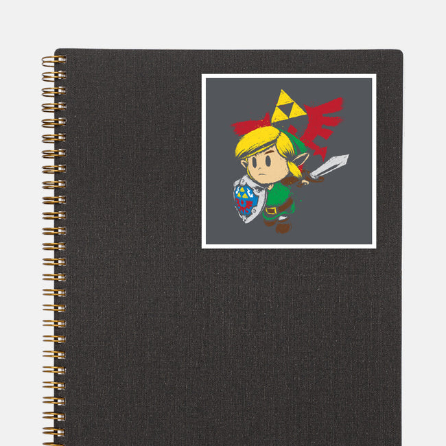 Hylian Hero-none glossy sticker-DrMonekers