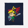 Hylian Hero-none fleece blanket-DrMonekers