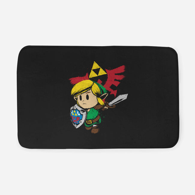 Hylian Hero-none memory foam bath mat-DrMonekers