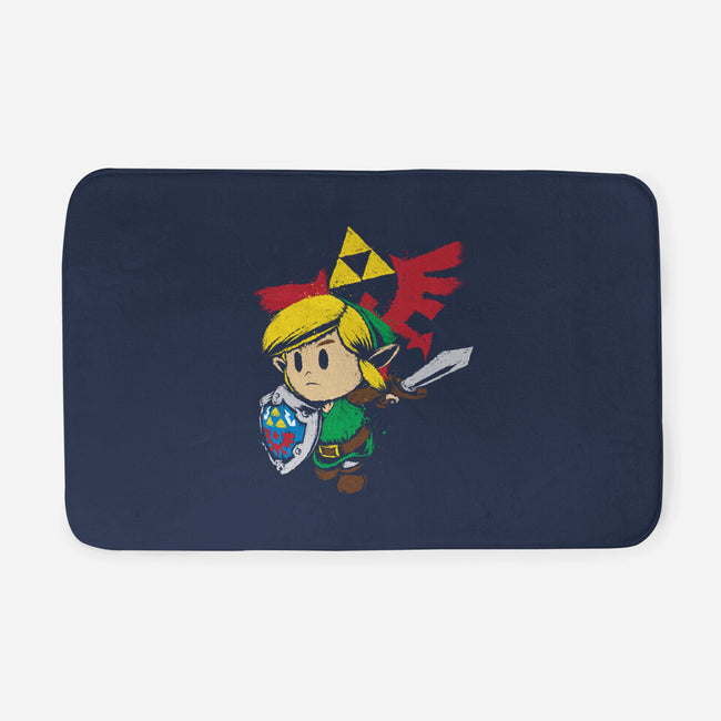 Hylian Hero-none memory foam bath mat-DrMonekers