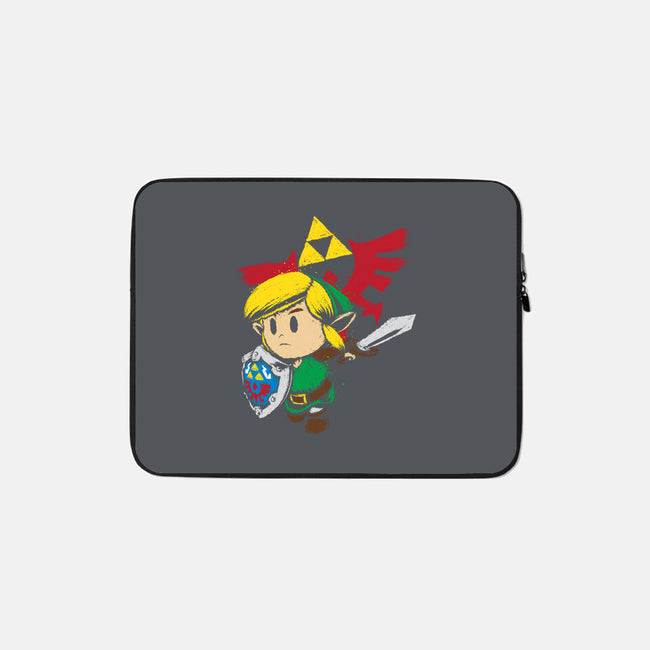 Hylian Hero-none zippered laptop sleeve-DrMonekers