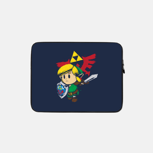 Hylian Hero-none zippered laptop sleeve-DrMonekers