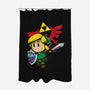 Hylian Hero-none polyester shower curtain-DrMonekers