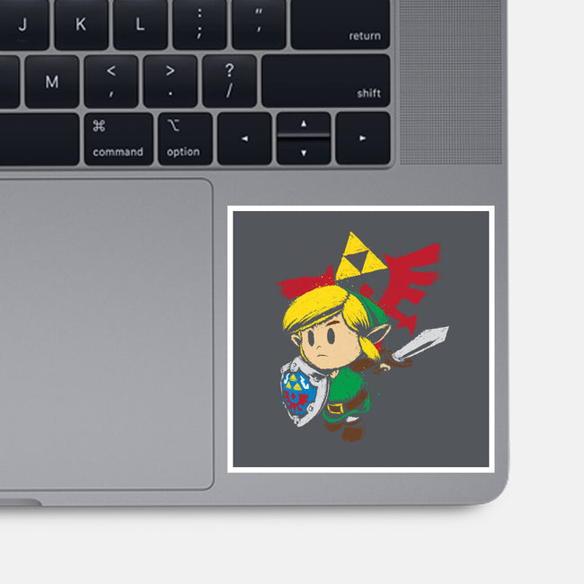 Hylian Hero-none glossy sticker-DrMonekers