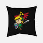 Hylian Hero-none removable cover w insert throw pillow-DrMonekers