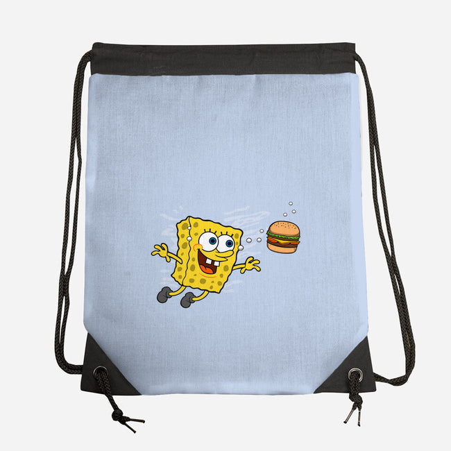 Spongemind-none drawstring bag-Melonseta