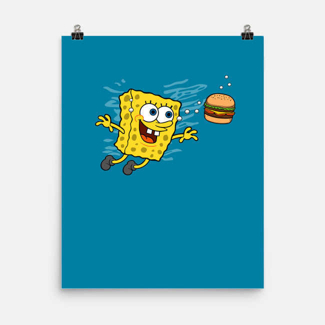 Spongemind-none matte poster-Melonseta