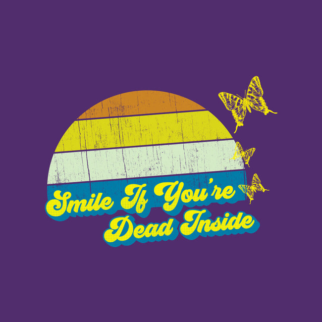 Smile if You're Dead Inside-none polyester shower curtain-benyamine12