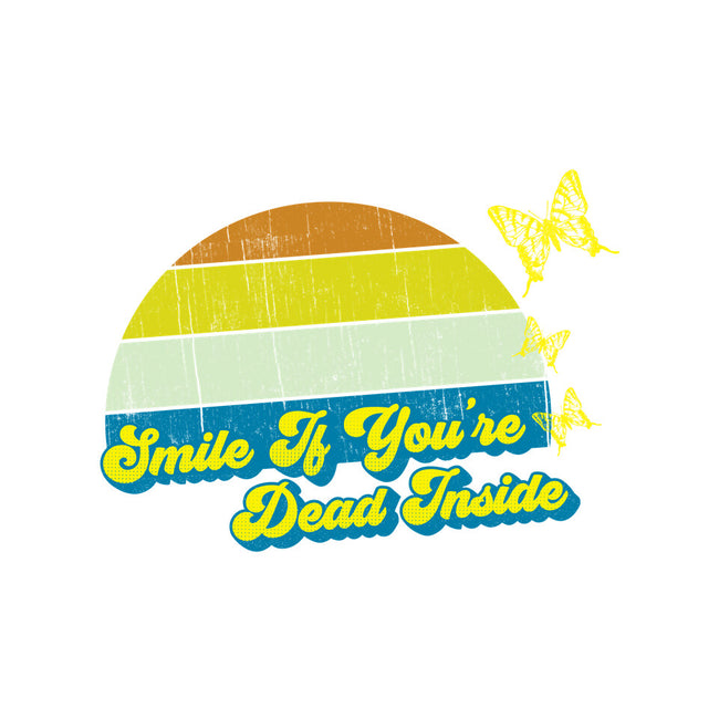 Smile if You're Dead Inside-none polyester shower curtain-benyamine12