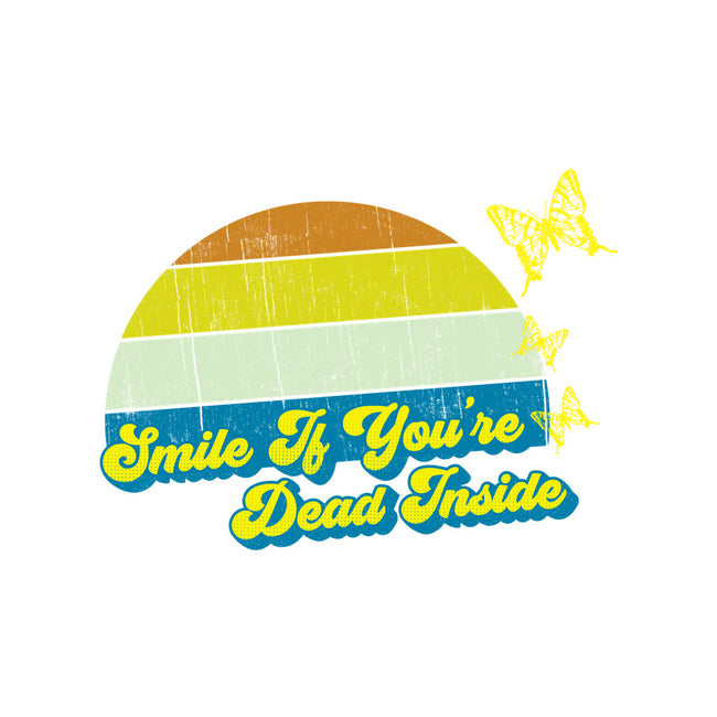 Smile if You're Dead Inside-none removable cover w insert throw pillow-benyamine12