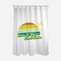 Smile if You're Dead Inside-none polyester shower curtain-benyamine12