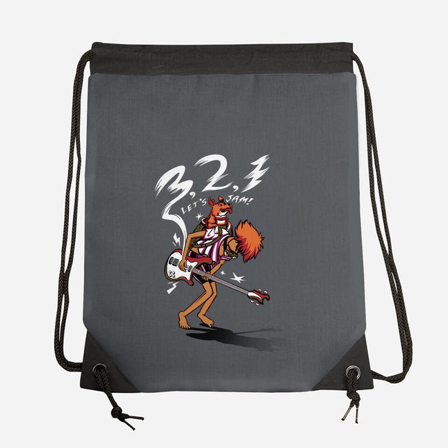 Let's Jam Ed-none drawstring bag-Ste7en Lefcourt