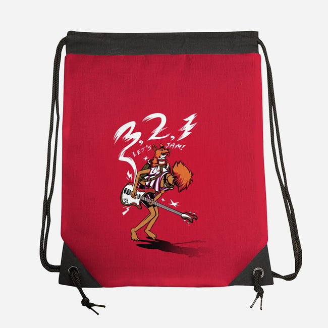 Let's Jam Ed-none drawstring bag-Ste7en Lefcourt