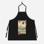 Wolf Princess Ukiyo-E-unisex kitchen apron-vp021