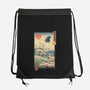 Wolf Princess Ukiyo-E-none drawstring bag-vp021