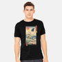 Wolf Princess Ukiyo-E-mens heavyweight tee-vp021