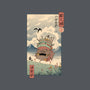 Moving Castle Ukiyo-E-none non-removable cover w insert throw pillow-vp021